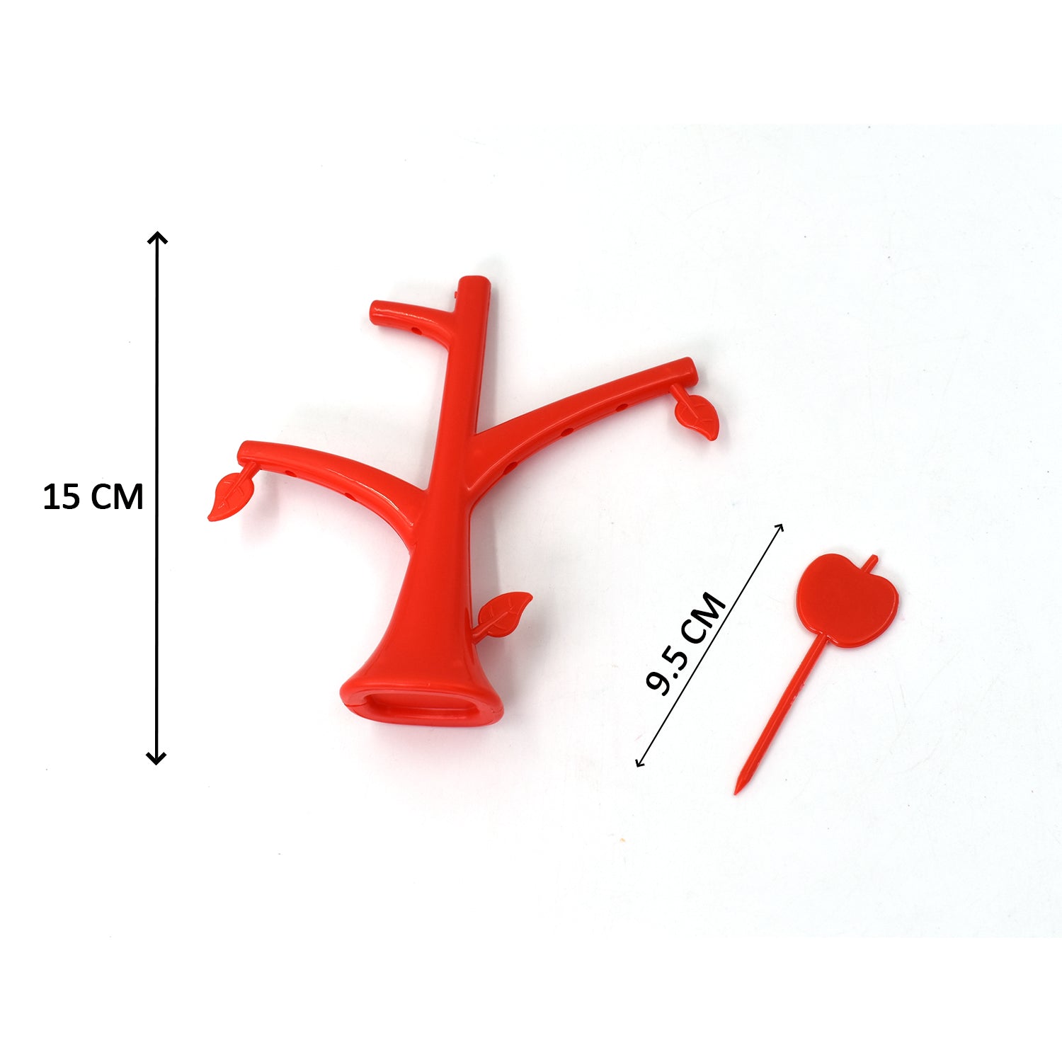 2719 6 Pc Fruit Fork widely used for fruits and vegetable salads while eating them, because of its pointed easy pickup shape and all - DeoDap 2719 6 Pc Fruit Fork widely used for fruits and vegetable salads while eating them, because of its pointed easy pickup shape and all - DeoDap